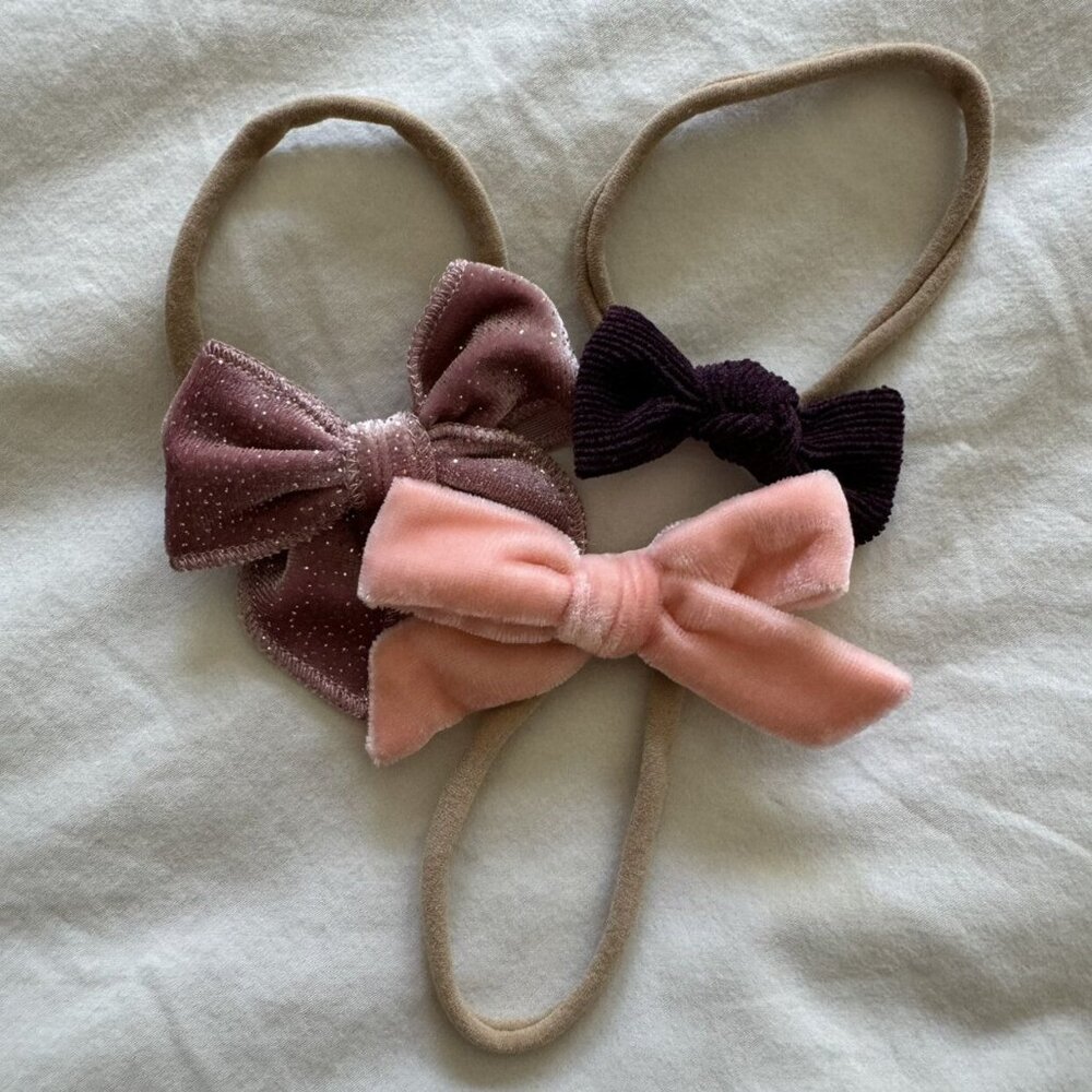 Little Poppy Co Baby Headbands - Winter Girly Bundle